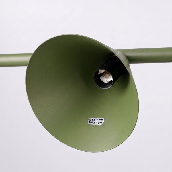 Pendelleuchte 4-flammig Stahl E14 L:122 cm modern
