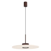 Pendelleuchte Filz Beige Braun GX53 Ø40 cm rund
