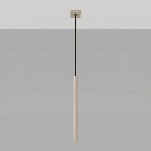 Hängelampe Stahl Taupe G9 Ø3,5 cm modern rund