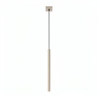 Hängelampe Stahl Taupe G9 Ø3,5 cm modern rund