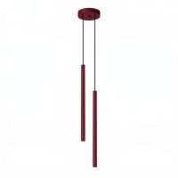 Pendelleuchte Stahl Burgund G9 &Oslash;15 cm modern rund