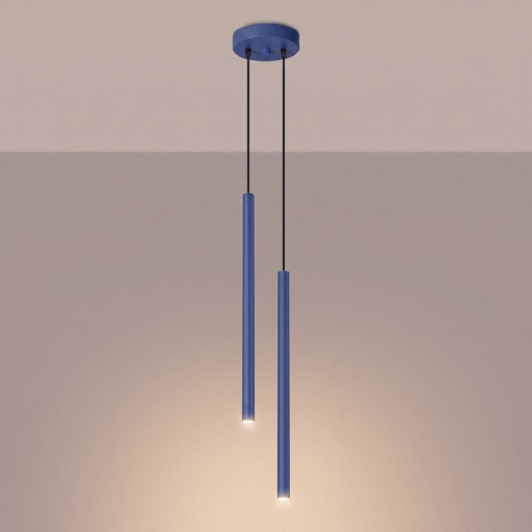 Pendelleuchte Stahl Ultramarin G9 Ø15 cm modern