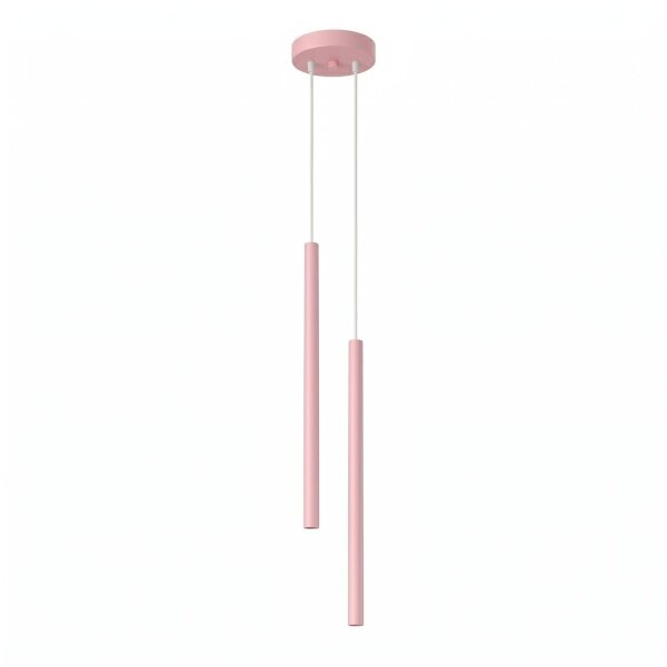 Pendelleuchte Stahl Rosa G9 Ø15 cm modern rund
