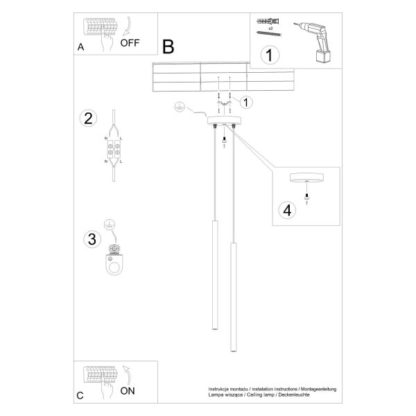 Pendelleuchte 2-flammig Stahl Salbei G9 Ø15 cm