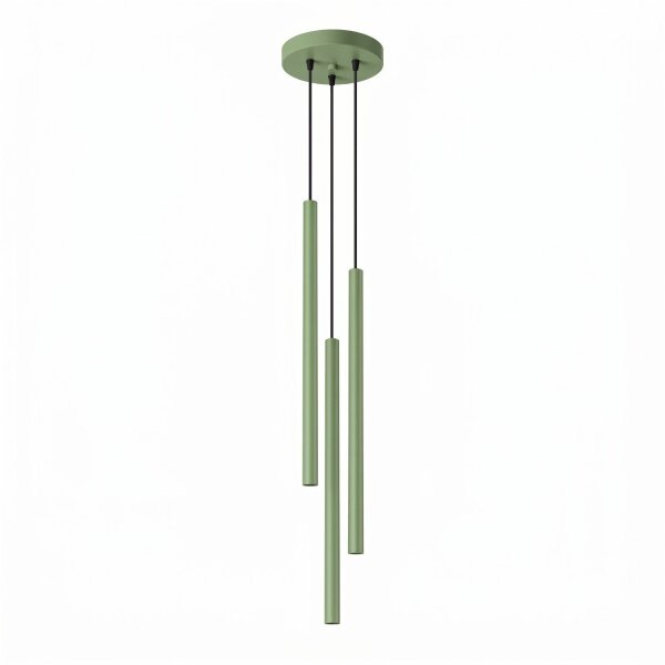 Pendelleuchte Stahl Salbei G9 Ø19,5 cm modern