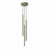 Pendelleuchte Stahl Salbei G9 Ø19,5 cm modern