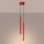 Pendelleuchte Stahl Rot G9 Ø15 cm modern rund