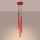 Pendelleuchte Stahl Rot G9 Ø19,5 cm modern rund