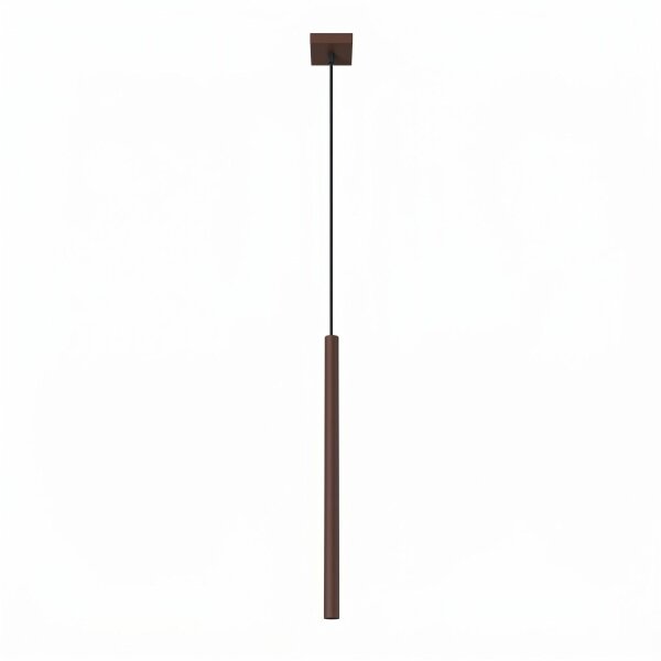 Hängelampe Stahl Braun G9 Ø3,5 cm modern rund