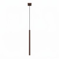 Hängelampe Stahl Braun G9 Ø3,5 cm modern rund