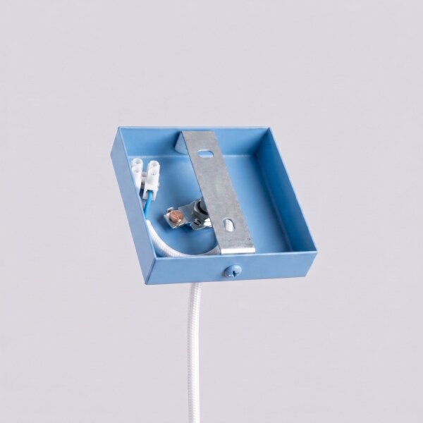 Pendelleuchte Stahl Hellblau G9 Ø3,5 cm modern