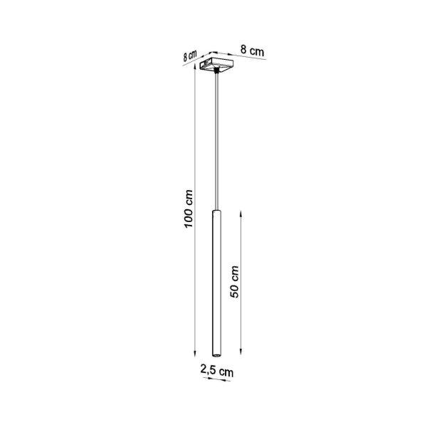 Pendelleuchte Stahl Hellblau G9 Ø3,5 cm modern