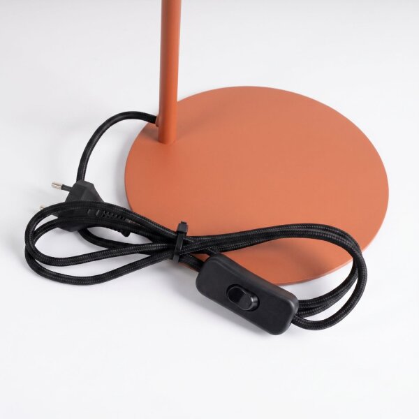 Tischleuchte verstellbar Stahl Ocker E14 H:35 cm