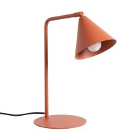Tischleuchte verstellbar Stahl Ocker E14 H:35 cm