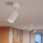 Deckenspot flexibel Aluminium Weiß GU10 Ø6,5 cm