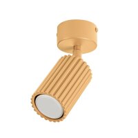 Deckenstrahler verstellbar Aluminium Gold GU10 &Oslash;6,5 cm
