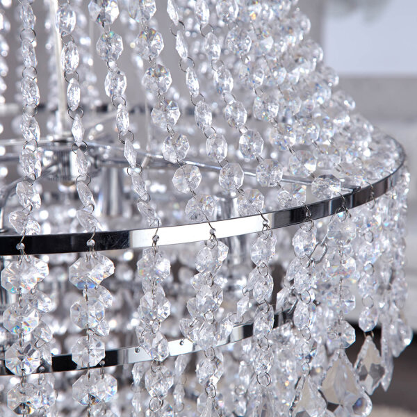Suspension E14 baroque imposant lustre