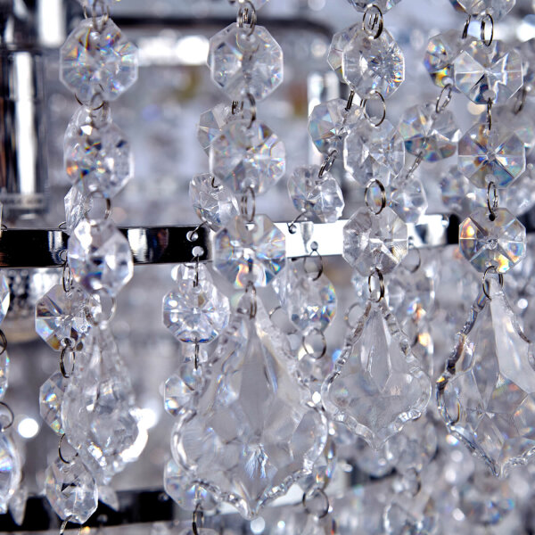 Suspension E14 baroque imposant lustre