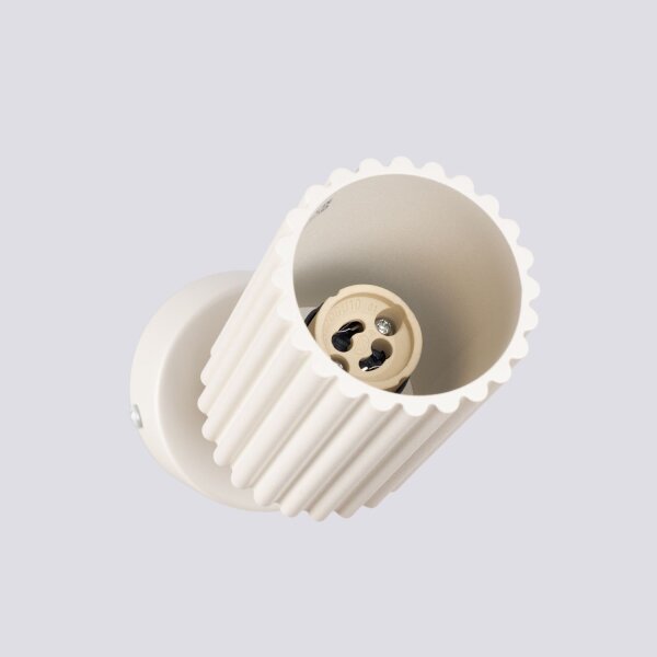 Deckenstrahler flexibel Aluminium Beige GU10 Ø6,5 cm