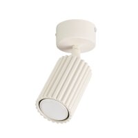 Deckenstrahler flexibel Aluminium Beige GU10 Ø6,5 cm
