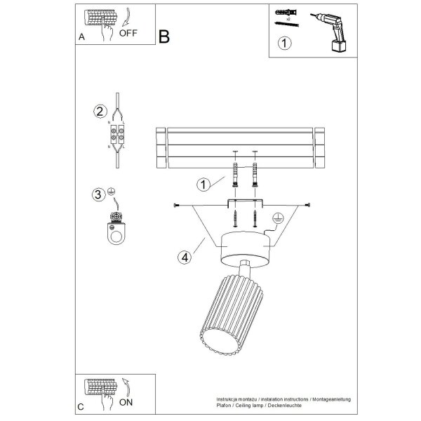 Deckenspot verstellbar Aluminium Olivgrün GU10 Ø6,5 cm
