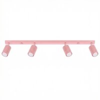 Deckenstrahler schwenkbar Aluminium Rosa GU10 L:81 cm