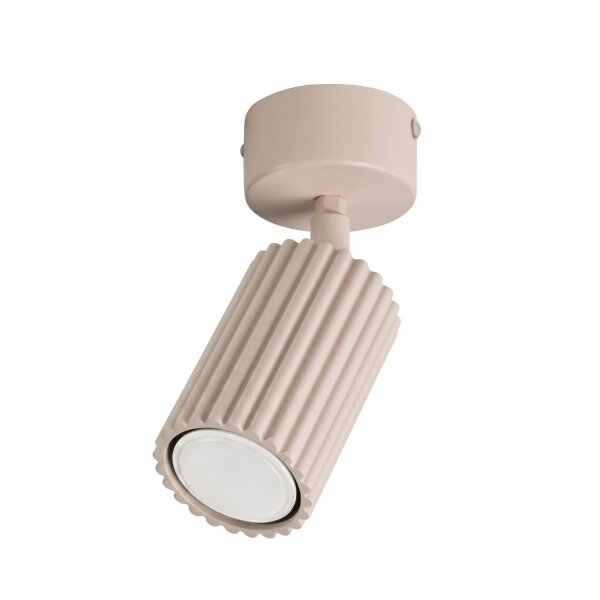 Deckenspot flexibel Aluminium Taupe GU10 Ø6,5 cm