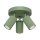 Deckenstrahler flexibel Aluminium Salbei GU10 Ø19,5 cm