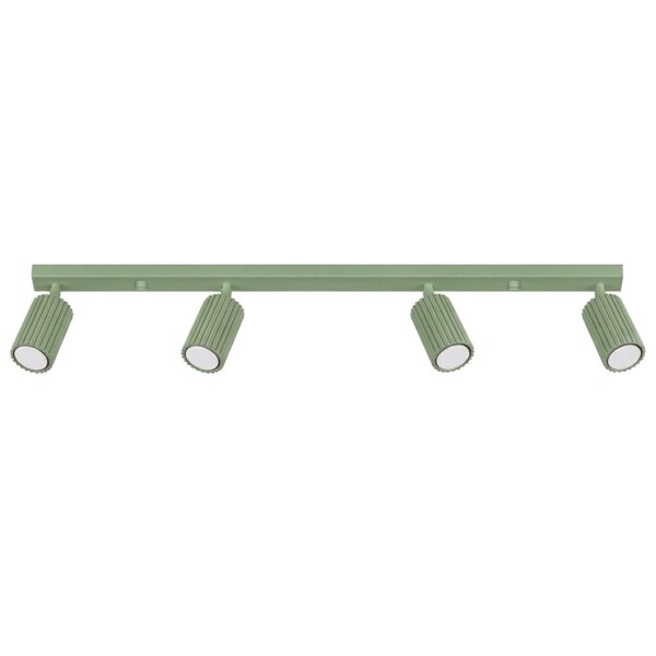 Deckenstrahler schwenkbar Aluminium Salbei GU10 L:81 cm