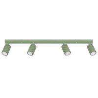 Deckenstrahler schwenkbar Aluminium Salbei GU10 L:81 cm