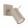 Wandspot verstellbar Stahl Taupe GU10 B:8 cm blendarm