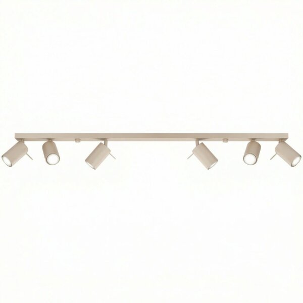 Deckenstrahler verstellbar 6-flammig GU10 L:118 cm