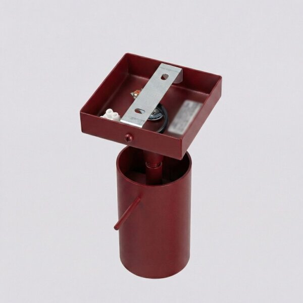 Wandspot flexibel Stahl Burgund GU10 B:8 cm blendarm