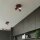 Deckenspot flexibel Stahl Burgund GU10 L:25,7 cm