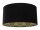 Pendelleuchte Schwarz Gold Retro rund Esstisch