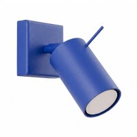 Wandspot verstellbar Stahl Ultramarin GU10 B:8 cm