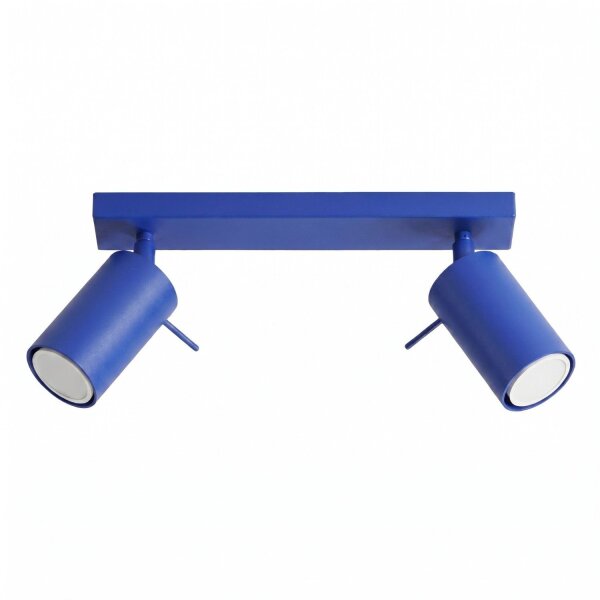 Deckenspot flexibel Ultramarin GU10 2-flammig L:30 cm