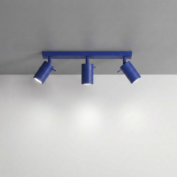 Deckenspot flexibel 3-flammig Stahl GU10 L:45 cm