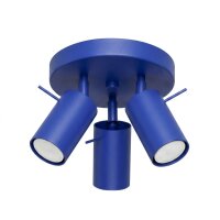 Deckenspot verstellbar Stahl Ultramarin GU10 L:25,7 cm