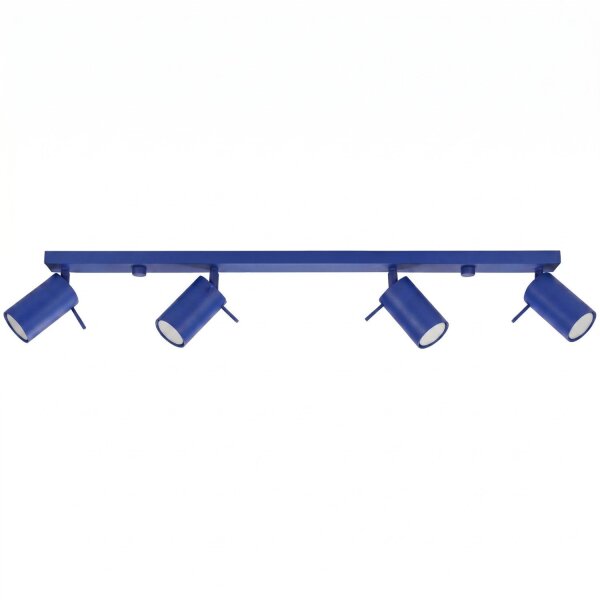 Deckenstrahler verstellbar 4-flammig Stahl GU10 L:80 cm