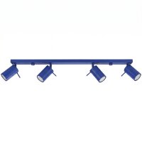 Deckenstrahler verstellbar 4-flammig Stahl GU10 L:80 cm