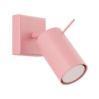 Wandspot verstellbar Stahl Rosa GU10 B:8 cm blendarm