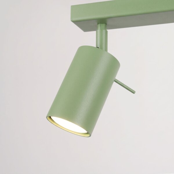 Deckenstrahler flexibel Stahl 3-flammig GU10 L:45 cm