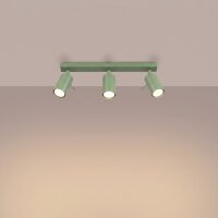 Deckenstrahler flexibel Stahl 3-flammig GU10 L:45 cm