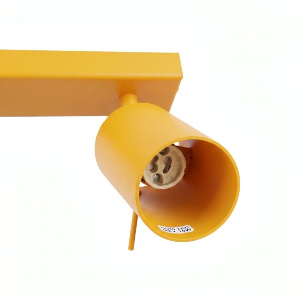 Deckenspot verstellbar 6-flammig Stahl GU10 L:118 cm