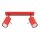 Deckenspot flexibel 2-flammig Stahl Rot GU10 L:30 cm