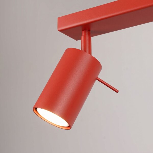 Deckenspot 6-flammig schwenkbar Stahl GU10 L:118 cm