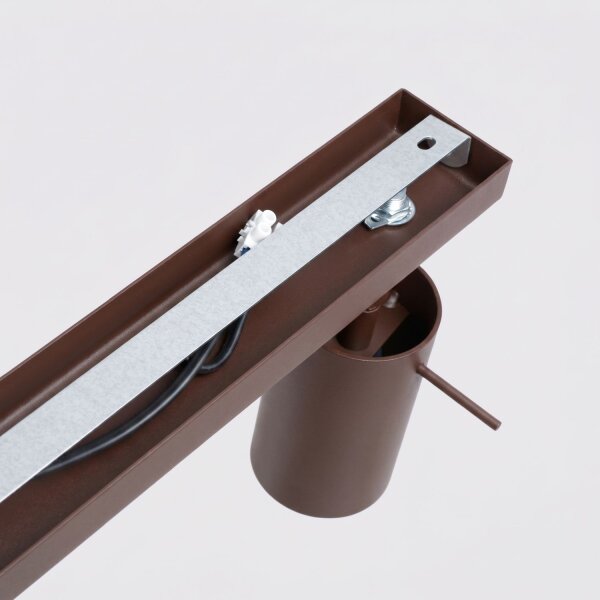 Deckenstrahler flexibel 3-flammig Stahl GU10 L:45 cm