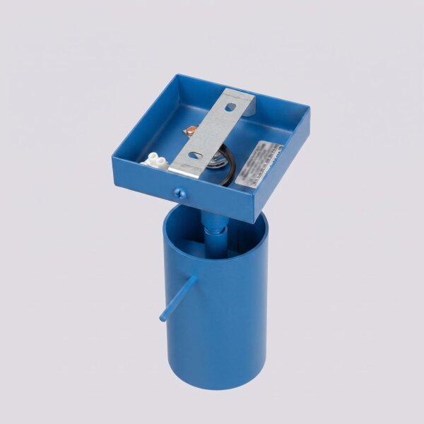 Wandspot verstellbar Stahl Hellblau GU10 B:8 cm