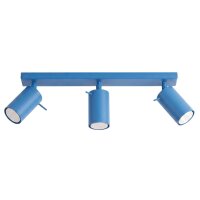 Deckenspot schwenkbar 3-flammig Stahl GU10 L:45 cm